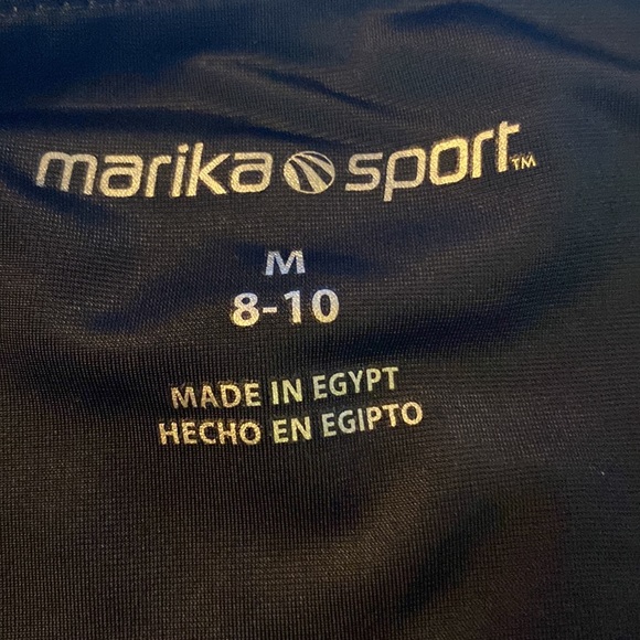 Marika Sport Moisture-Wicking Performance Capri Length Leggings Size Medium VGC - Picture 5 of 5